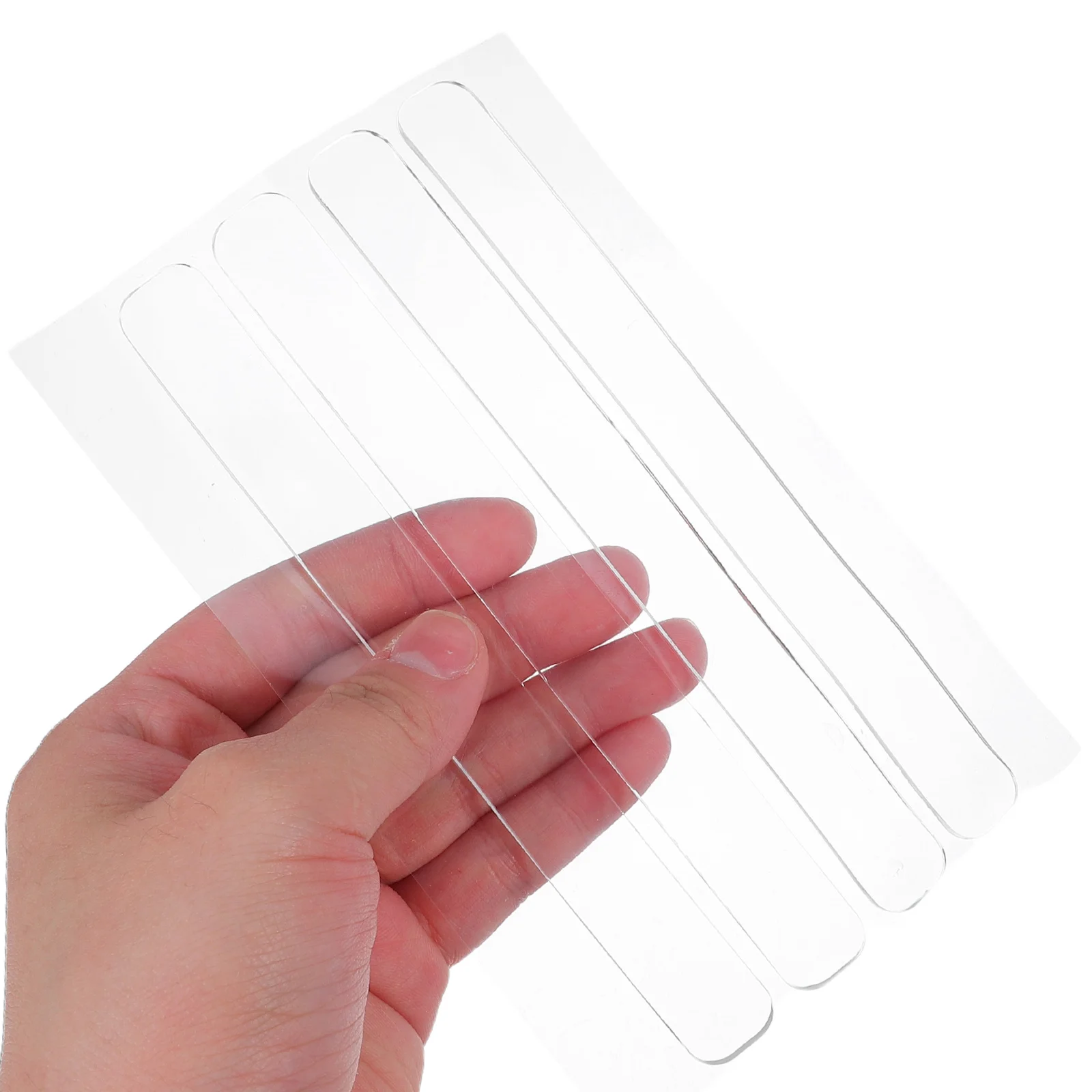 

20Pcs Clear Silicone Self-Adhesive Cabinet Door Bumpers Anti-Collision Strips Protective Edge Guards Furniture