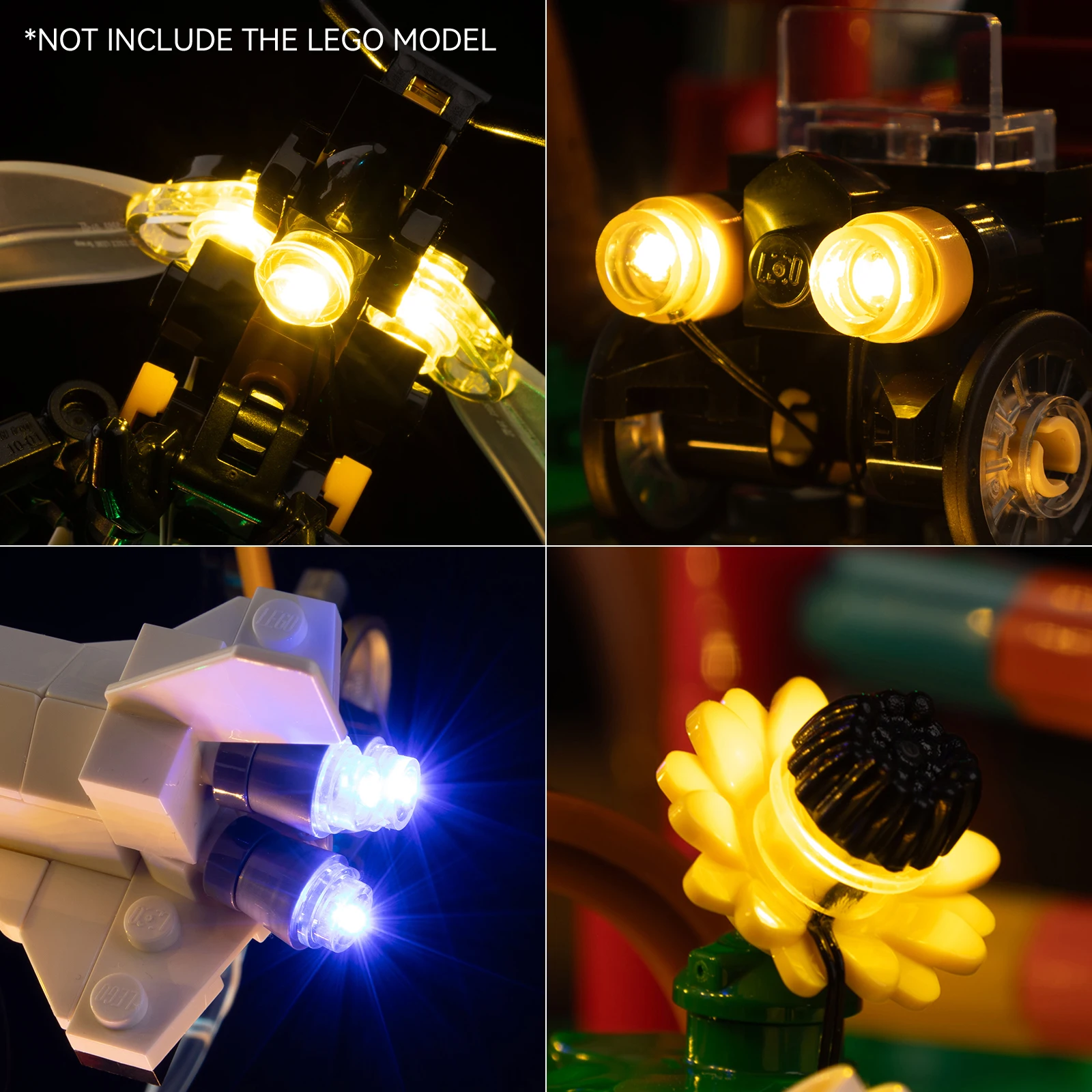 

Комплект светодиодных фонарей для LEGO The Evolution of STEM 21355, строительные блоки, без модели