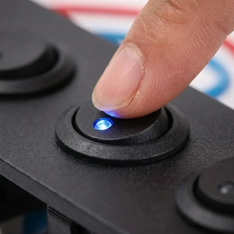 12-24V Combined Panel with Toggle Switch Peephole Switch Toggle Switch Peephole Indicator Light Safe and Durable Accessories