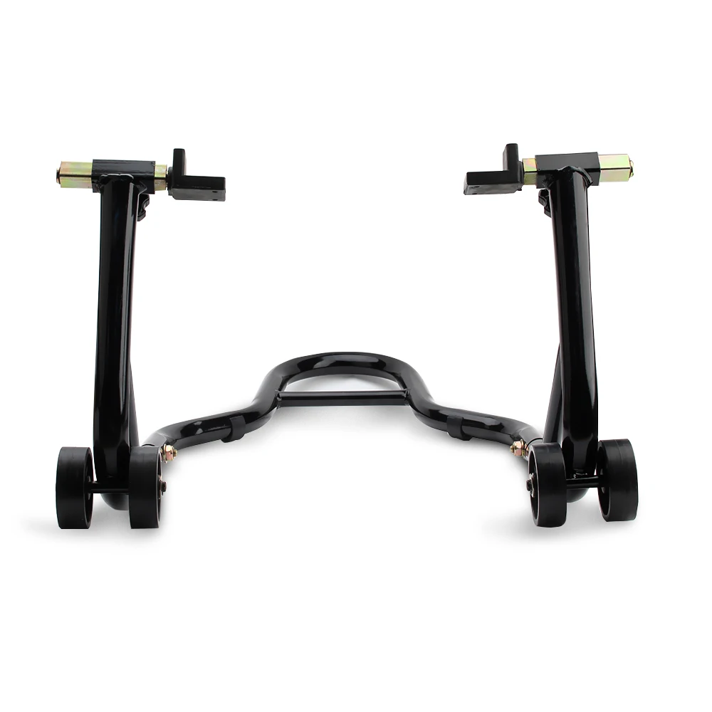 Motorcycle Rear Wheel Support Stand Wheel Stand Black Auto Wheel Support Frame Tire Repairing Tool For Harley Suzuki Universal image 5