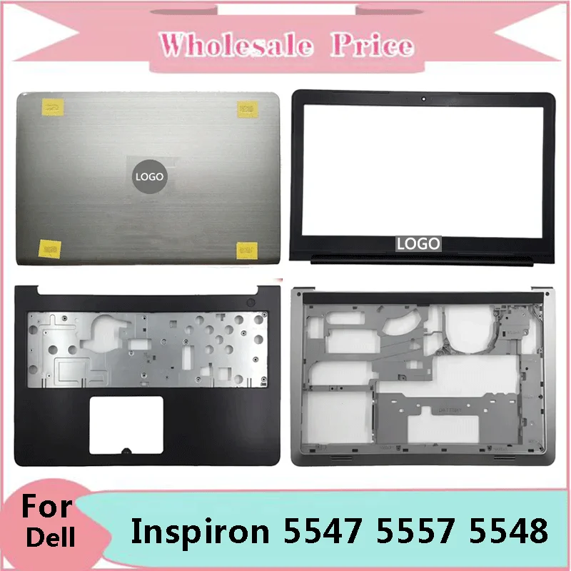 

New For Dell Inspiron 5547 5557 5548 5545 5542 5543 Laptop LCD Back Cover Front Bezel Upper Palmrest Bottom Base Case Keyboard