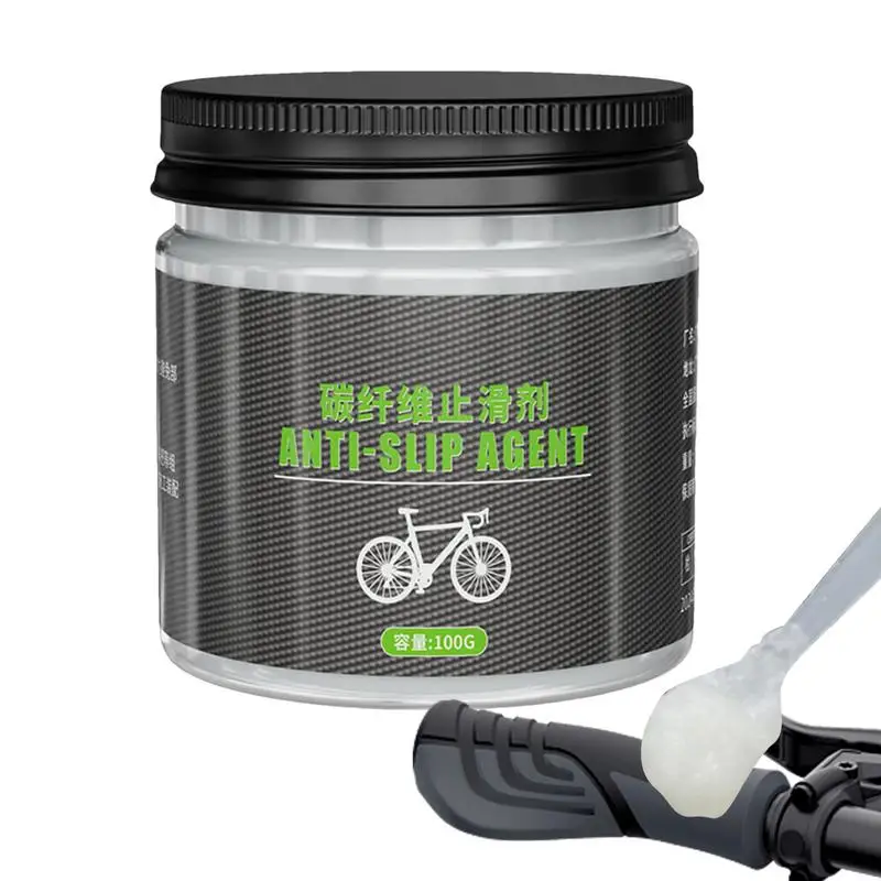 100g Carbon Fiber Anti Slip Grease Multifunctional Fiber Grip Paste Assembly Grease for Enhances Seatpost Mountain Carbon Paste