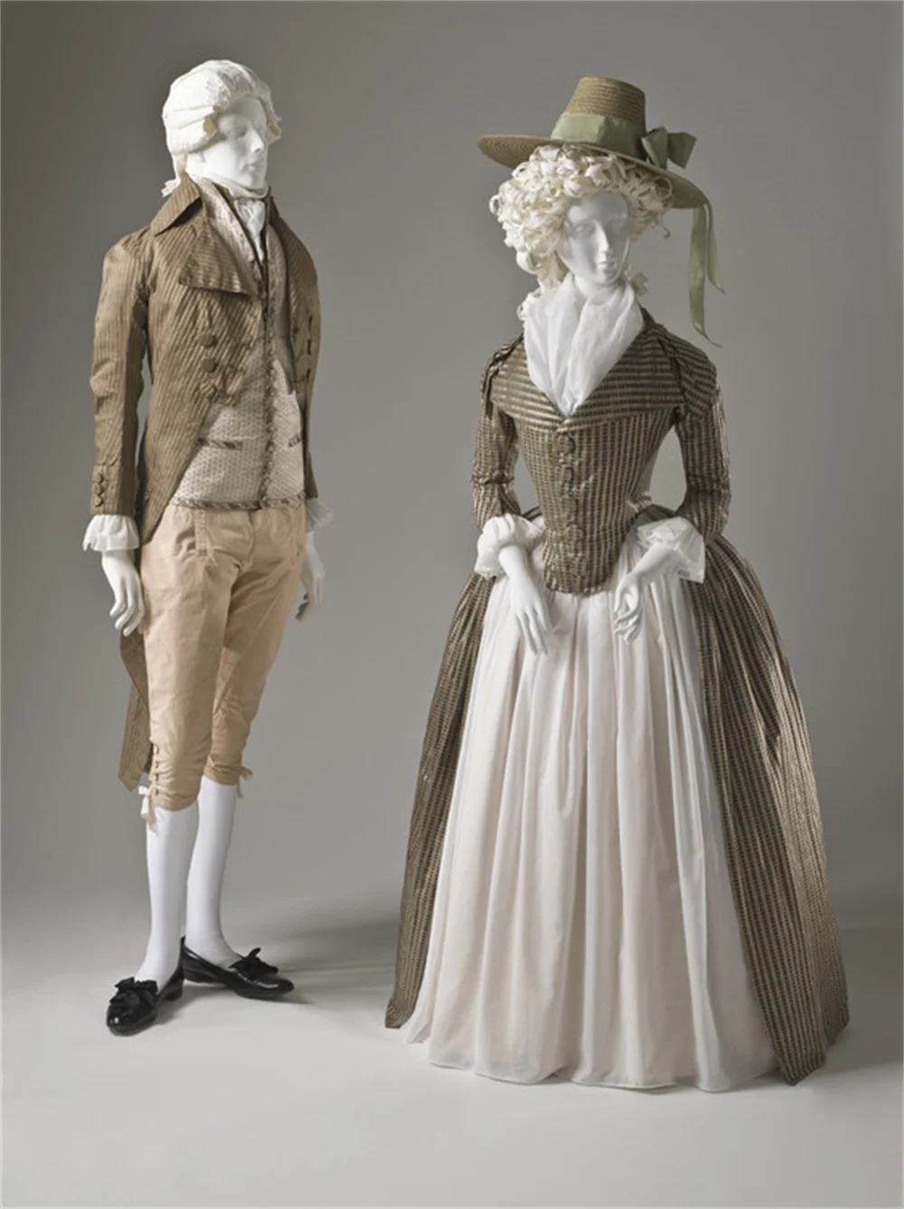 1790s French Revolution Costume 18th Century Men Women Victorian Regency Redingote Wedding Dress Gown Gentleman Frock Coat Suit