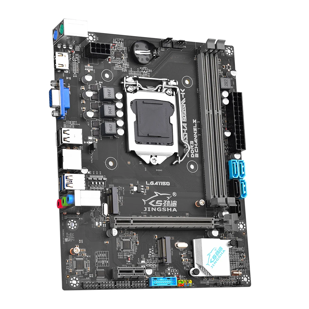 JINGSHA B85 M-ATX LGA 1150 مجموعة اللوحة الأم i7 4790 CPU 2*8GB DDR3 RAM Kit ألعاب الكمبيوتر placa mae processador i7 e memorial كاملة