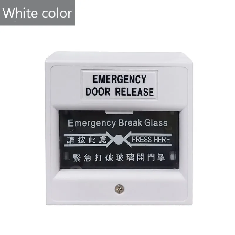 Emergency Switch Break Glass Exit Escape Life-saving Fire Alarm Button Home Office Public Safety Security