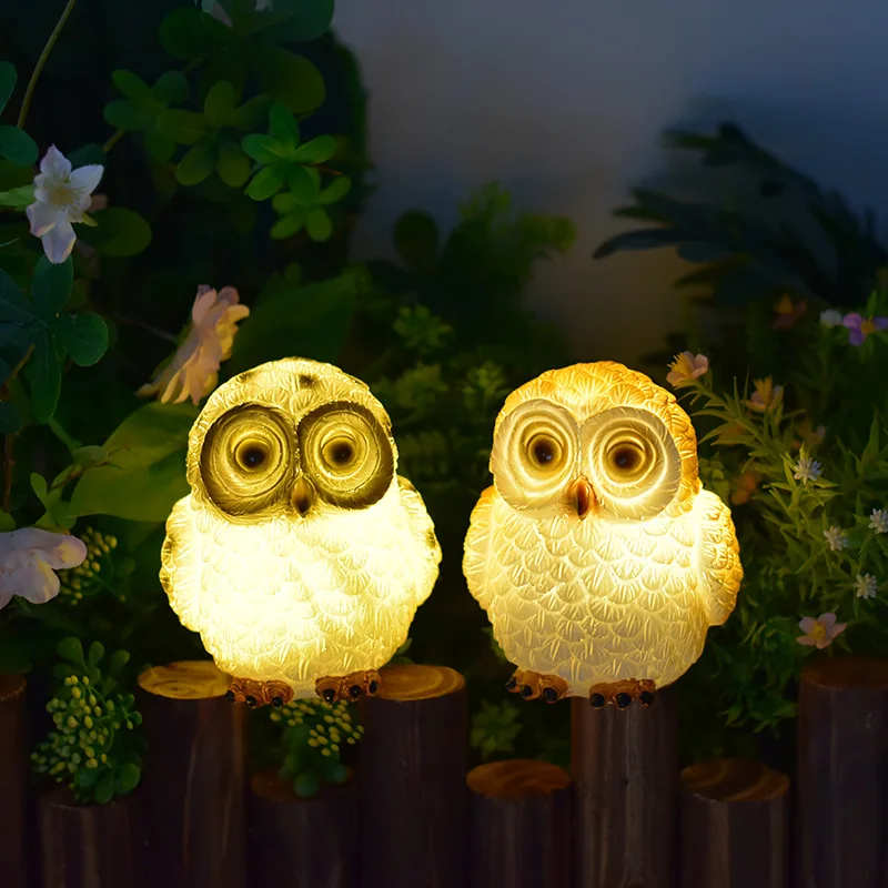 

LED Solar Garden Lamp Owl Night Lights Outdoor Waterproof Courtyard Balcony Garden Lawn Landscape Decor Solar Powered Light