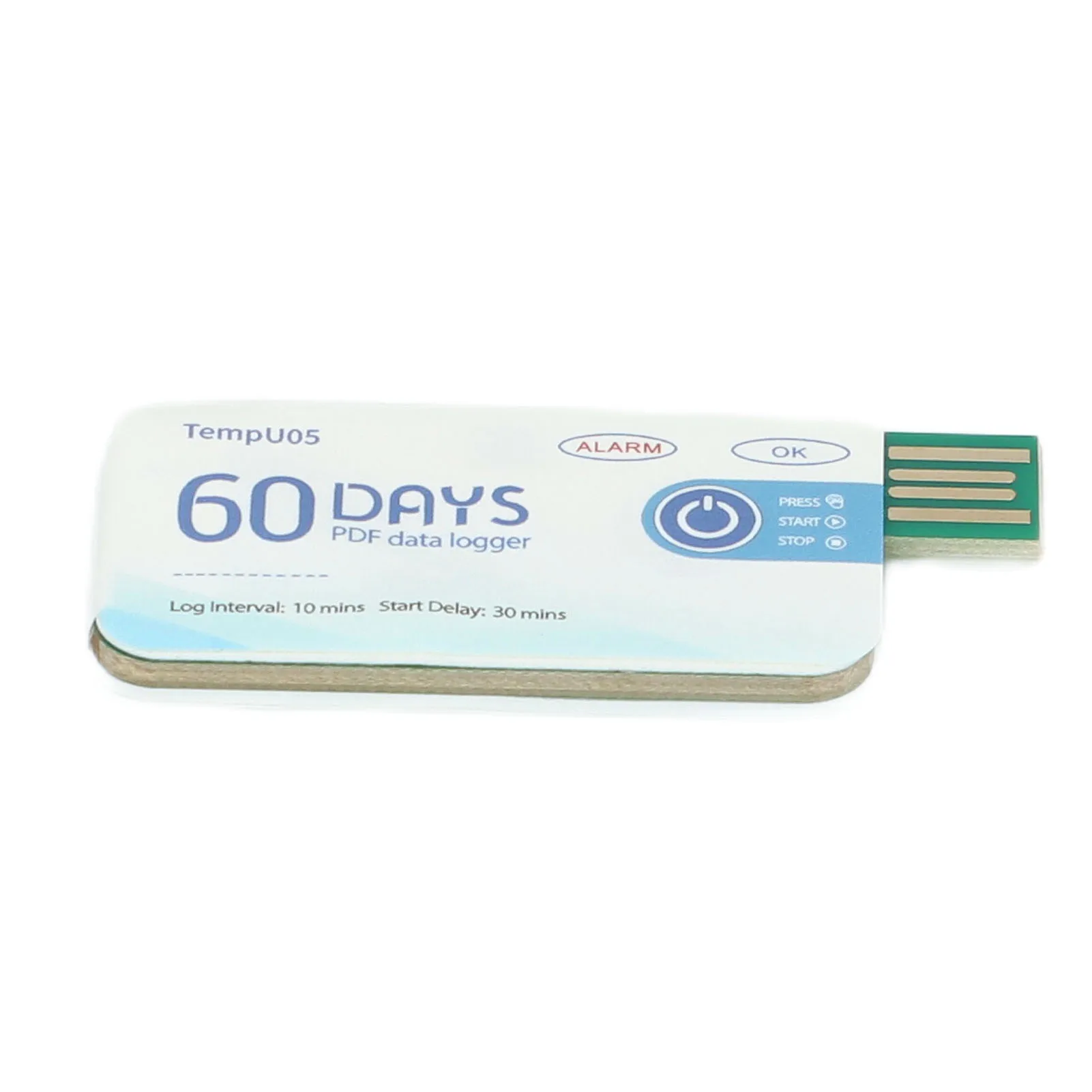 Picture 5: TempU05 Single Use Temperature Data Logger Disposable USB Temperature Recorder PDF Report