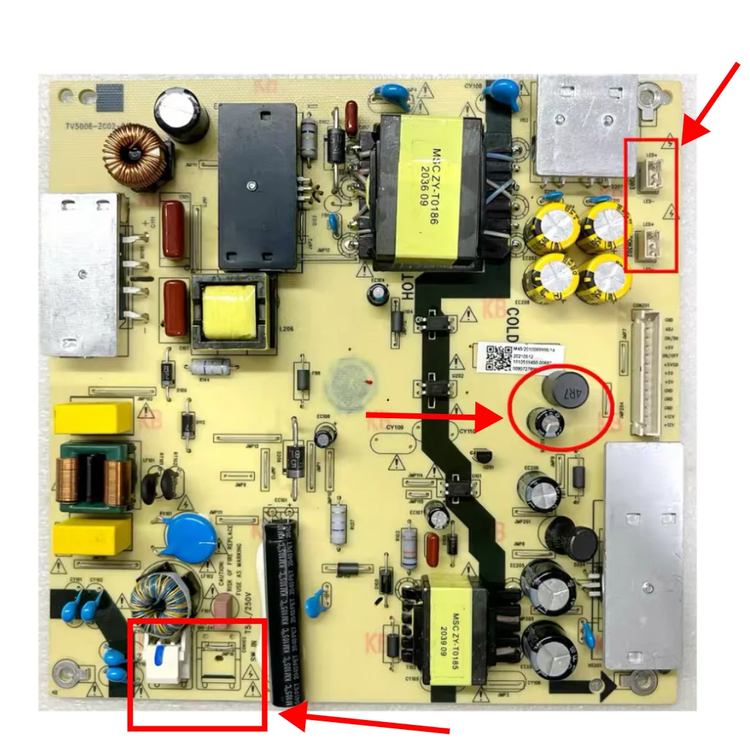 100% Test Shipping For LS55H610G 55KX1 55N6 Power Board TV5006-ZC02-02