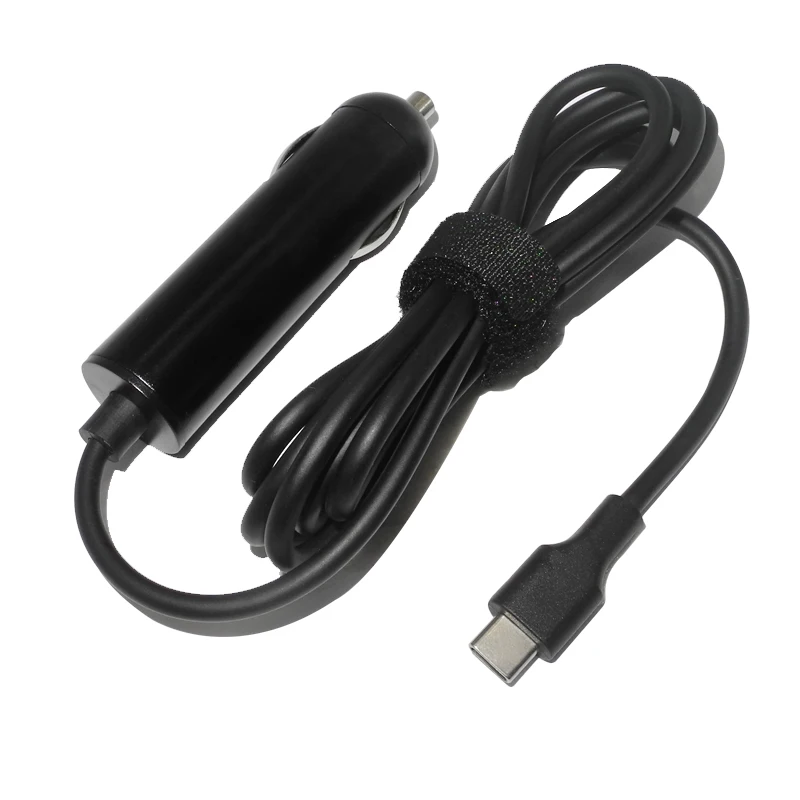 20V 3.25A 65W Car Charger Type C Dc Power Adapter for Macbook Asus Hp Lenovo Dell Samsung USB C Charger Laptop Tablet Phones