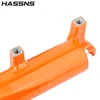 HASSNS MTB 포크 자전거 서스펜션 26/27.5/29 인치 120mm 여행 산악 자전거 조정 가능한 프론트 포크 오일 및 에어 퀵 릴리스 5