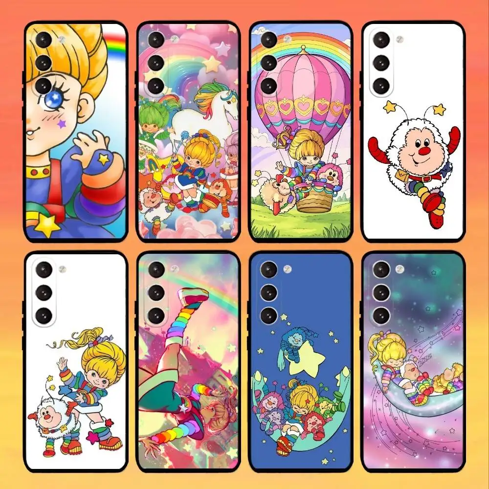 

R-Rainbow Cartoon B-Brite Phone Case For Samsung Galaxy A73,A72,A71,A70,A52,A51 Others Soft Black Cover