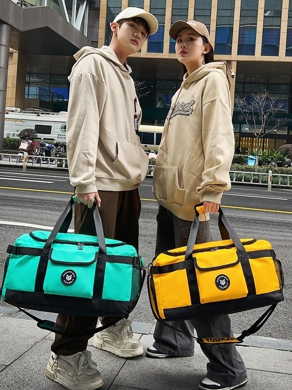 travel-bag-large-capacity-multi-functional-portable-fitness-lightweight-crossbody-bag-independent-shoe-compartment-cool-trendy