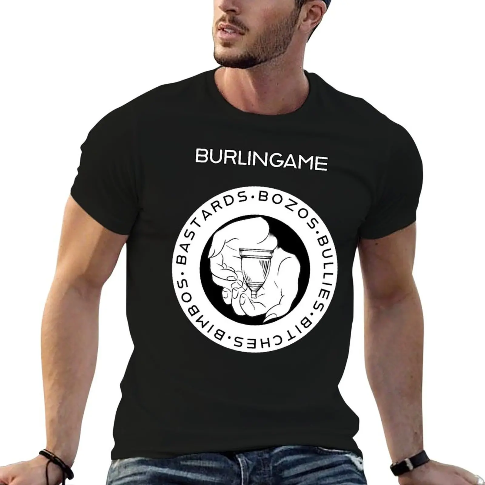 

shirts cup cotton shirts the for t T-Shirt graphic vintage Burlingame t funny man