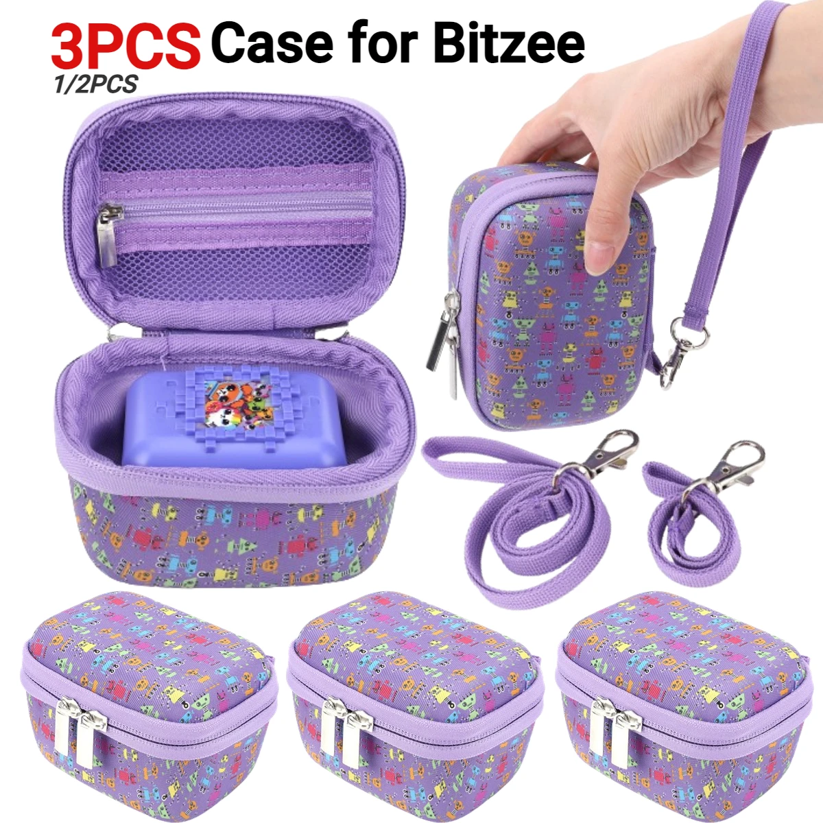 Trage tasche für Bitzee Digital Pet Schutzhülle tragbare virtuelle elektronische Pet Game Console Aufbewahrung tasche Gaming-Zubehör