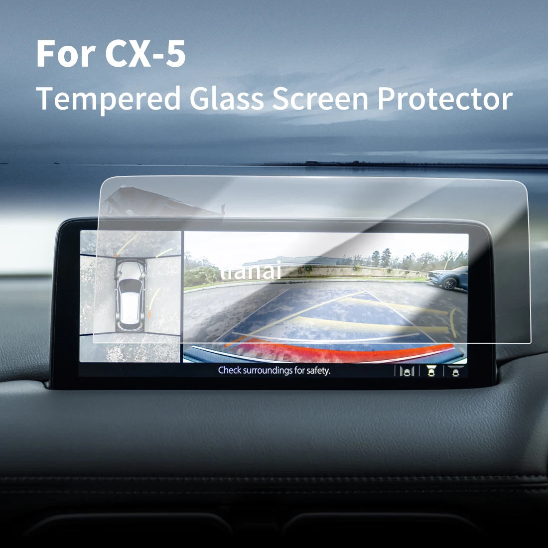 

Carplay Screen Protector Tempered Glass Protective Film Navigator Auto Car Stickers Accessories For25 MAZDA CX-5