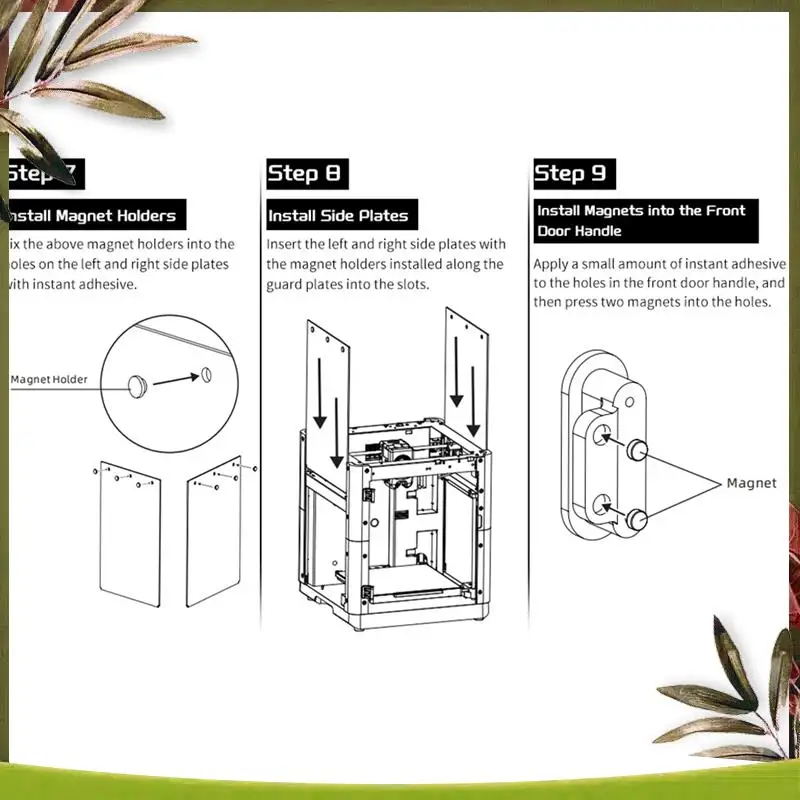 

ABDW-Enclosure Panel Kit For Flashforge Adventurer 5M AD5M 3D Printer DIY Clear Polycarbonate PC Sheet 3D Printer Accessories