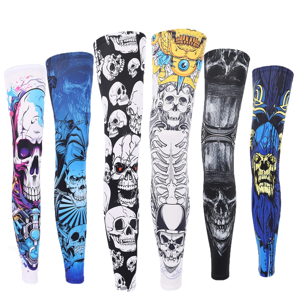 Manchons de jambes de cyclisme, Leggings de protection solaire de course, couvre-jambes de basket-ball pare-soleil, jambières d'extérieur, protecteurs de jambes Anti-UV