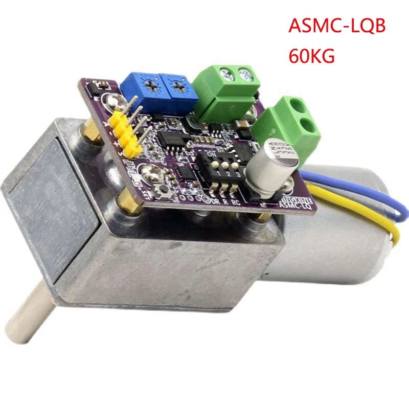 ASMC-LQB 360 Degree Encoder 60Kg Worm Gear Servo For Robot Arm Valve Control And Analog Voltage Control