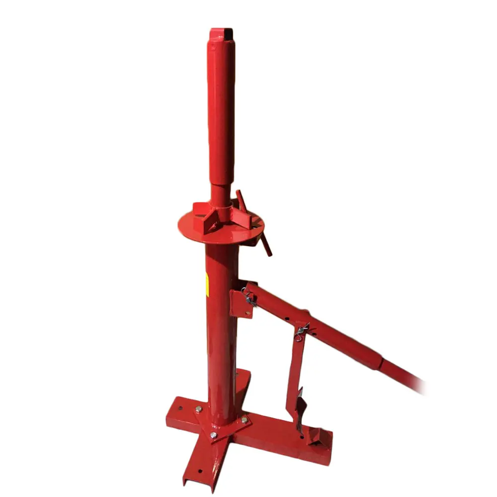 

New Manual Portable Hand Tire Changer Bead Breaker Tool Mounting Home Shop Auto Red