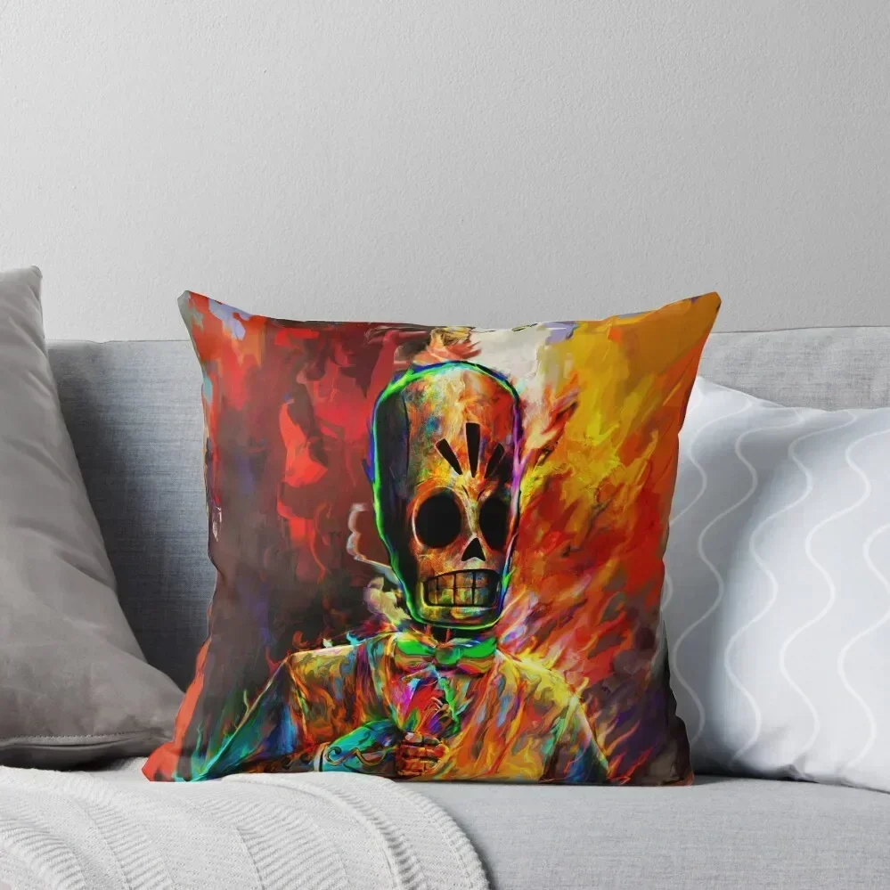 grim fandango Throw Pillow christmas pillowcases Pillow Covers Decorative Elastic Cover For Sofa pillow