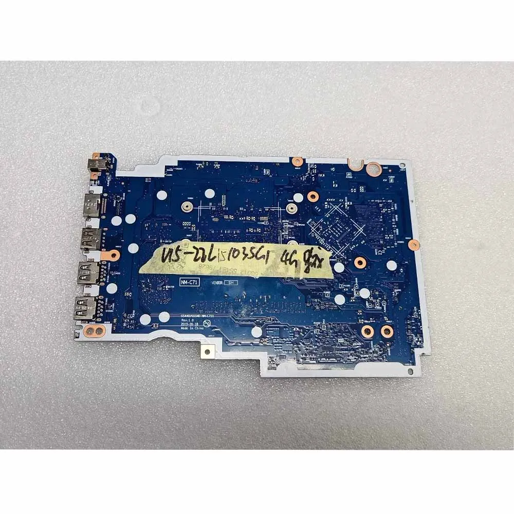 For IdeaPad S145-14IIL / S145-15IIL V14-IIL V15-IIL Laptop Motherboard NM-C711 With I3-1035G1 Notebook Mainboard 100% Test Work