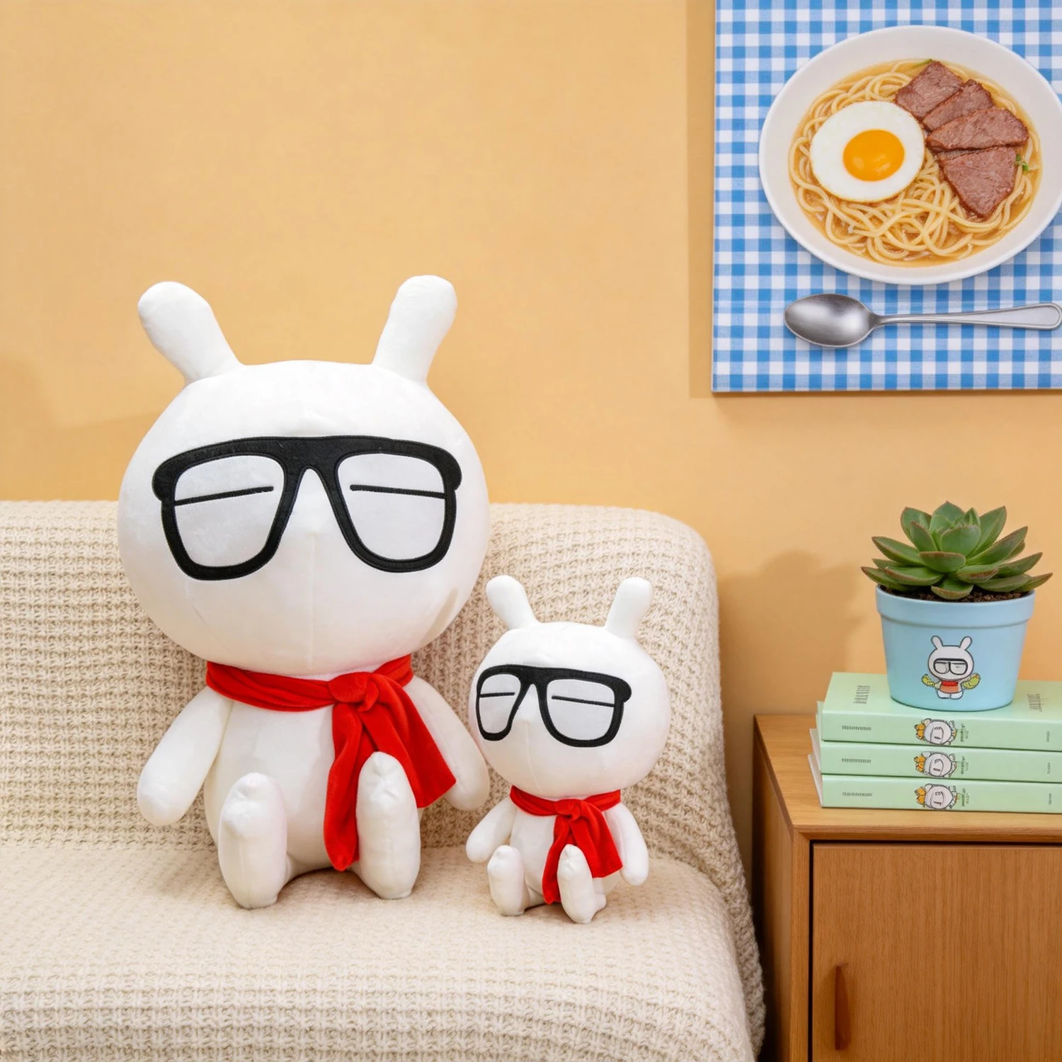 

New Kawaii Tuski Rabbit Plush Toy Soft Stuffed Bunny Doll 40/100cm Kids Girls Birthday Gift Anime Cartoon Animal Plushie Decor