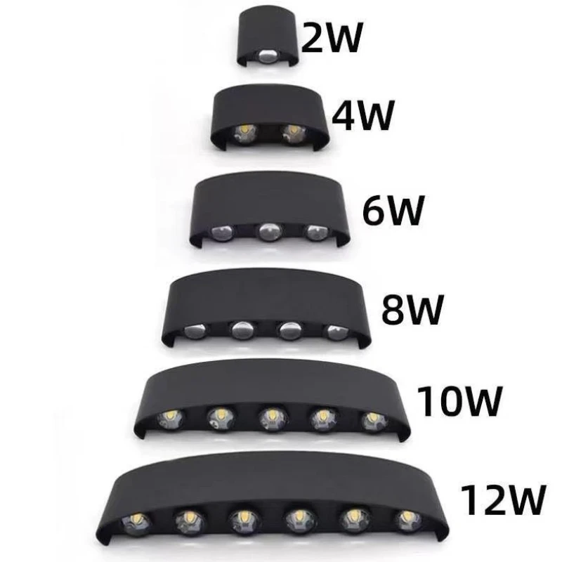 LED Outdoor Waterproof Wall Lamp Simple Decorative Lighting Fixture for Courtyard Corridor Villa Terrace Exterior Wall