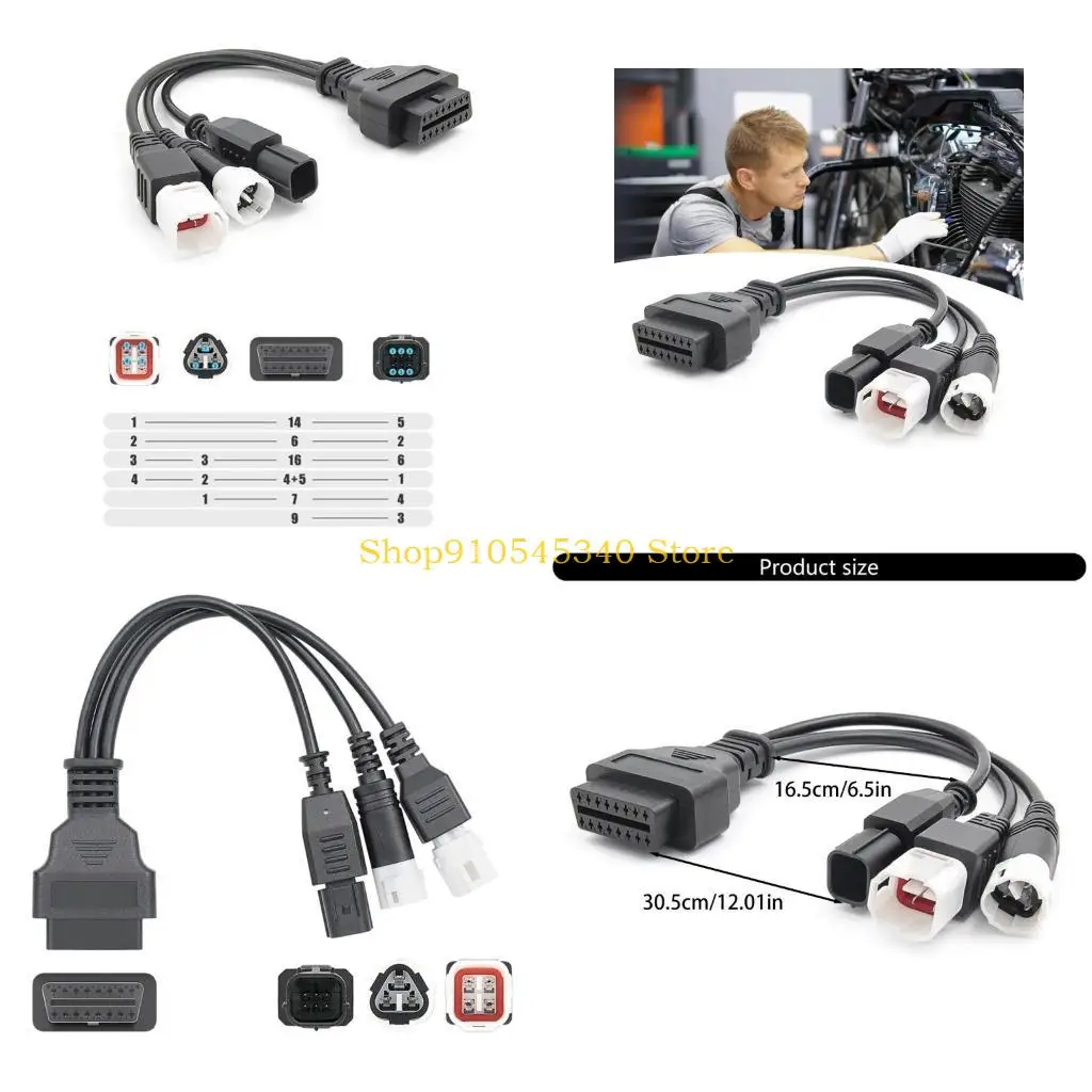 u2ja-obdii-obd2-延長ケーブル-obd2-コネクタ-3pin-4pin-6pin-3-in-1-オートバイ用