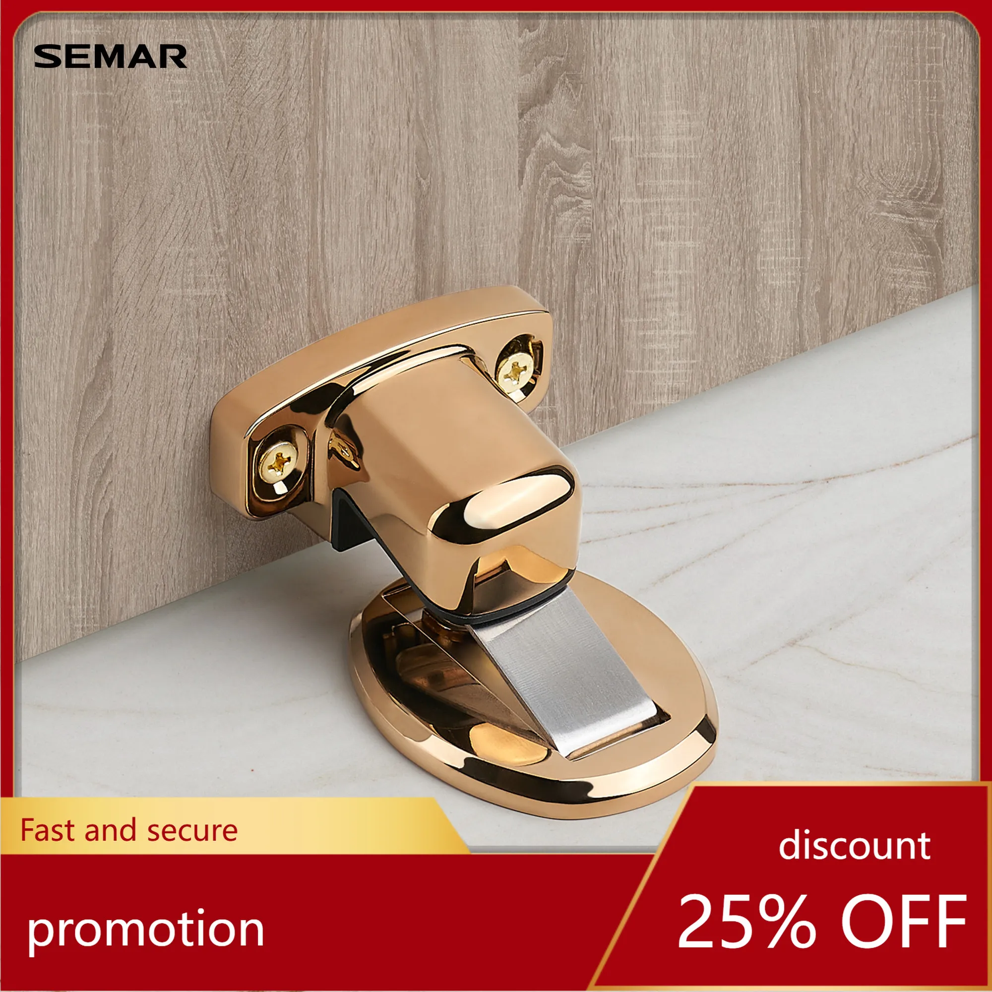 

Магнитный дверной стопор Zml без сверления, для пола, бесшумный, противоударный, для задней стороны двери