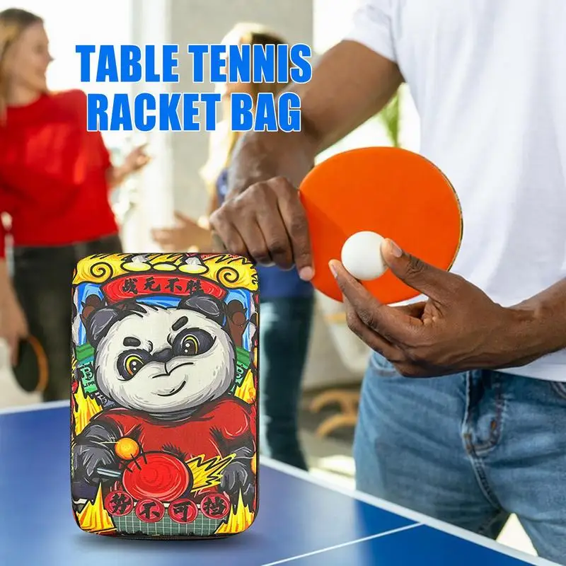 Table Tennis Bat Cover Paddle National Trend Bag Ping Pong Cases Racket Bags Waterproof Covers