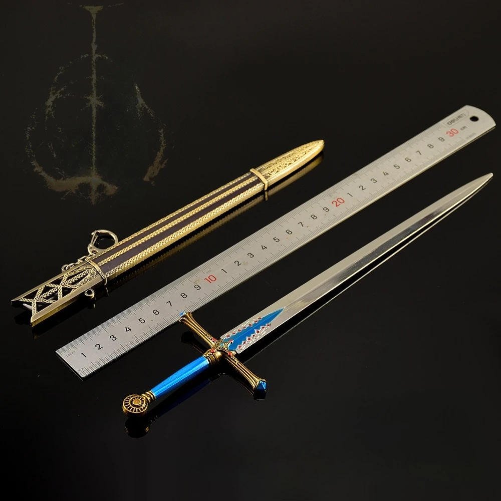 30 centimetri Nuovo Carian Knight Spada Periferiche di Gioco Arma In Metallo Modello Puntelli Decorazione Del Desktop Ornamenti Ragazzi Regali Di Compleanno Giocattoli