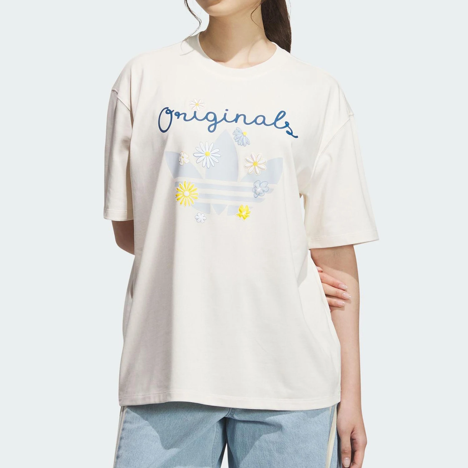 

Adidas Originals Women's Floral Printed Home Casual Short Sleeve KB8958