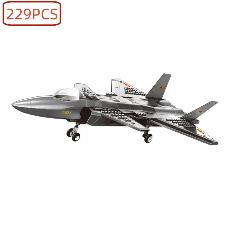 Modelo de aviación de la guerra mundial: J-15 Eagle Fighter - Modern Fighter compatible con marcas, regalo ideal para niños con bloques de partículas pequeñas