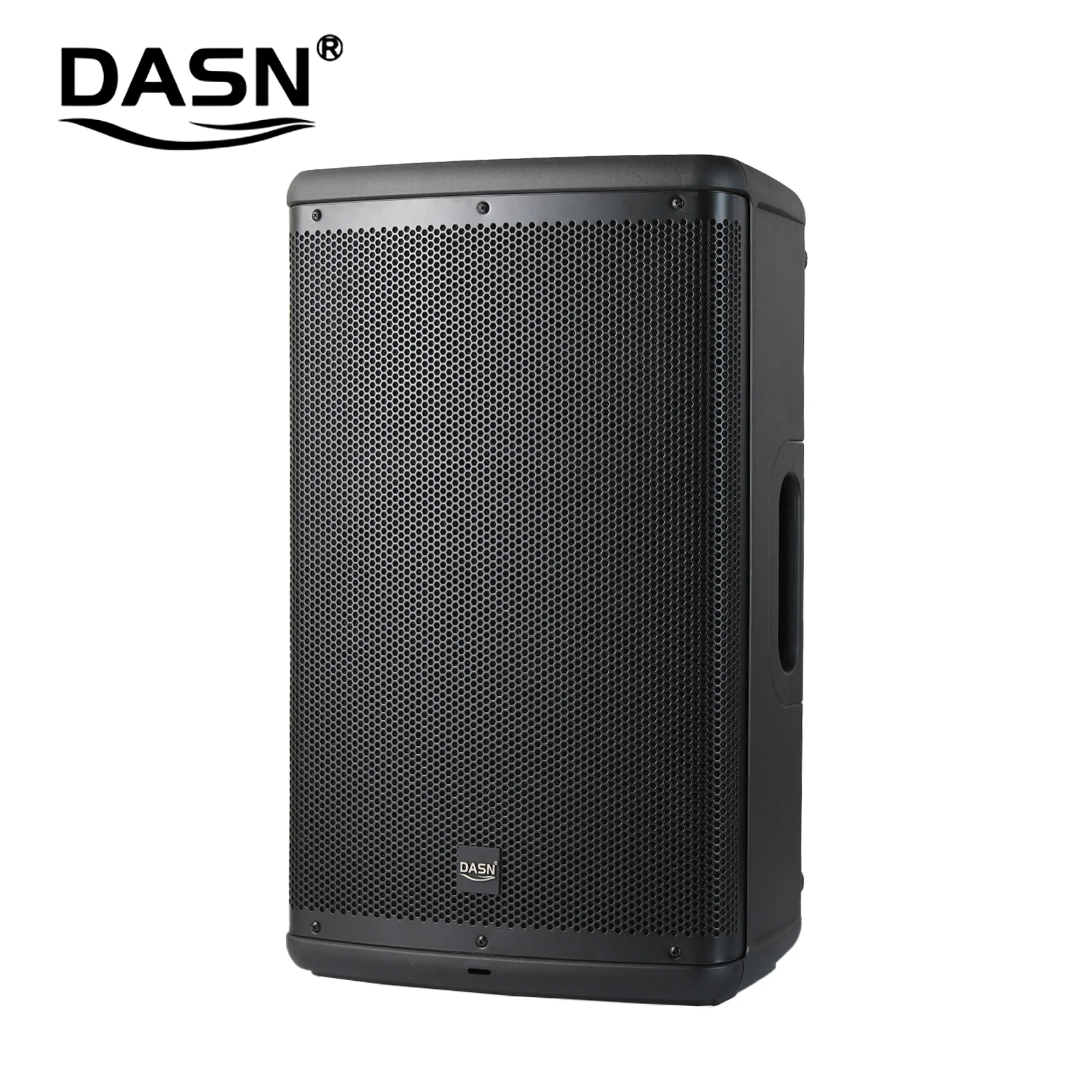 DASN SCS15DH 15 Inch 1000W Professional Active Square DJ Stage Sound Home Theatre Cinema Audio Plastic Full Frequency PA Speaker