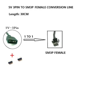 Kabel ASUS pro více konektorů 5V 3pin 12V 4pin pro základní desku PC s ventilátorem AURA RGB, patice SM3P 10 nejlepší prodej Asus Aura Sync Hub - №7