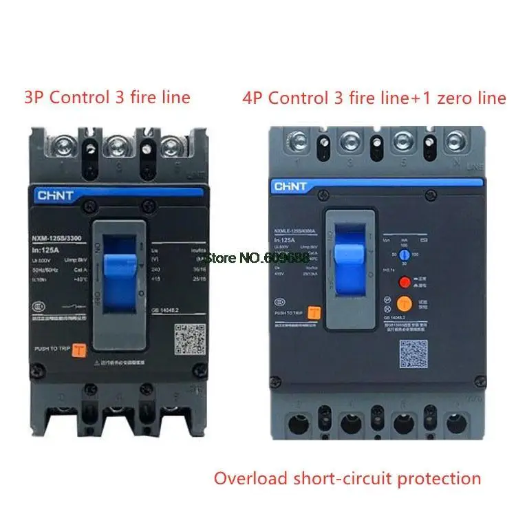 Original CHNT 20A 25A 32A 40A MCCB Molded Case Circuit Breaker Air Switch 3P NM1 NXM NXM-20S/3300 NXM-25S/3300 NXM-32S/3300