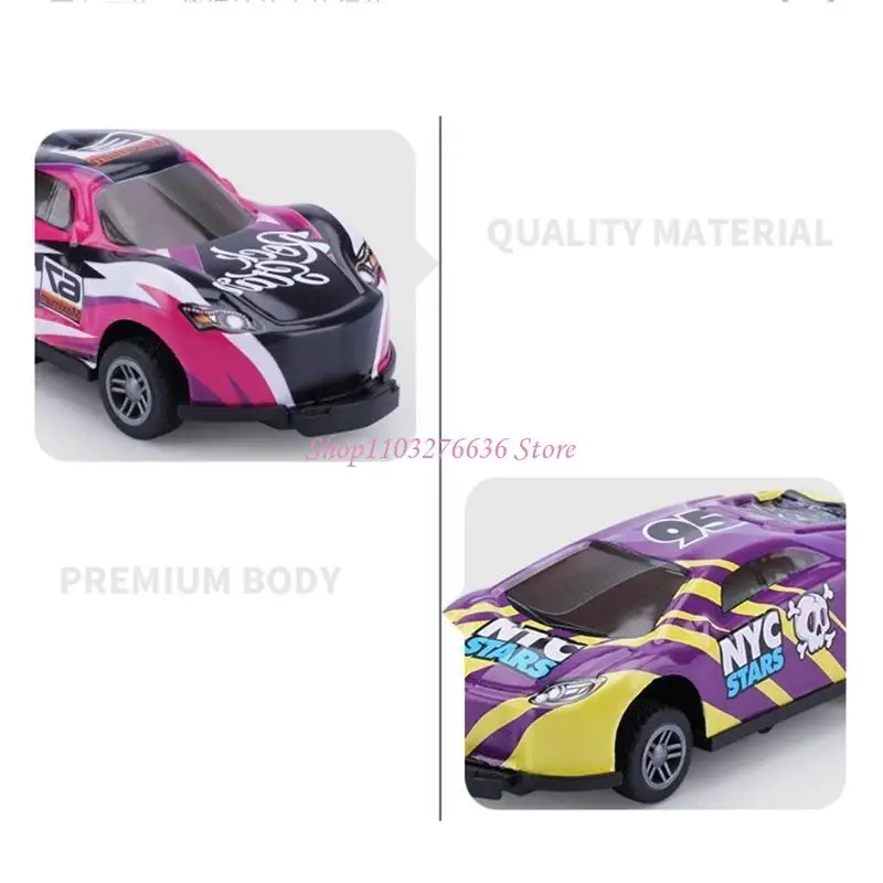 R6FD Stunt Toy Car Pull Back Car Jumping Stunt for Cars Models Children Educational T
