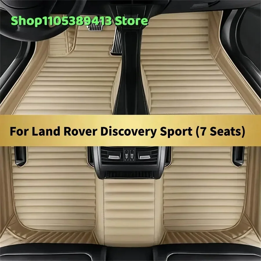 

Коврики для автомобиля из кожи на заказ для Land Rover Discovery Sport (7 мест) 2020 2021 2022 2023, аксессуары для автомобильных ковриков
