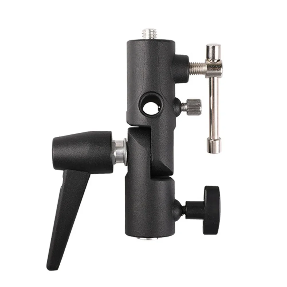 1pc Camera Flash Bracket H-Type Mount Versatile Bracket Mounts Adapter With Umbrella Softbox Holder Live Tripod Light Parts