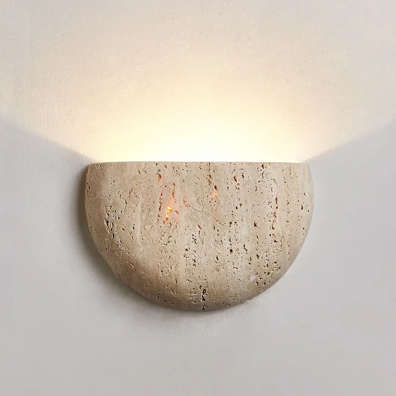 

Stone LED Wall Lamp Modern Minimalist Tricolor Wall Light Living Room Study Bedroom Lighting Lamps Luxury Interior Decoration