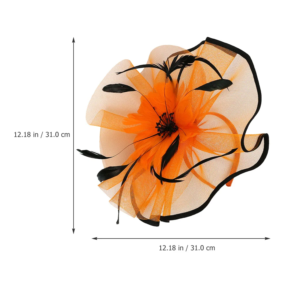أنيقة المرأة الفاسناتور عقال اكسسوارات للشعر مأدبة الزفاف الشاي حفلة غطاء الرأس اكسسوارات الزفاف #2