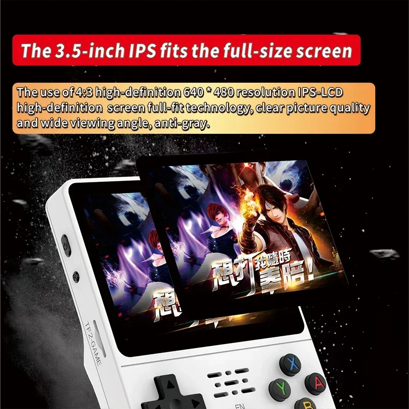 R36S Retro Handheld Game Console Portátil, Sistema Open Source, 3.5 "IPS Screen, 640x480, 70000 + Jogos para PSP, PS1, Rocker Arcade, Novo