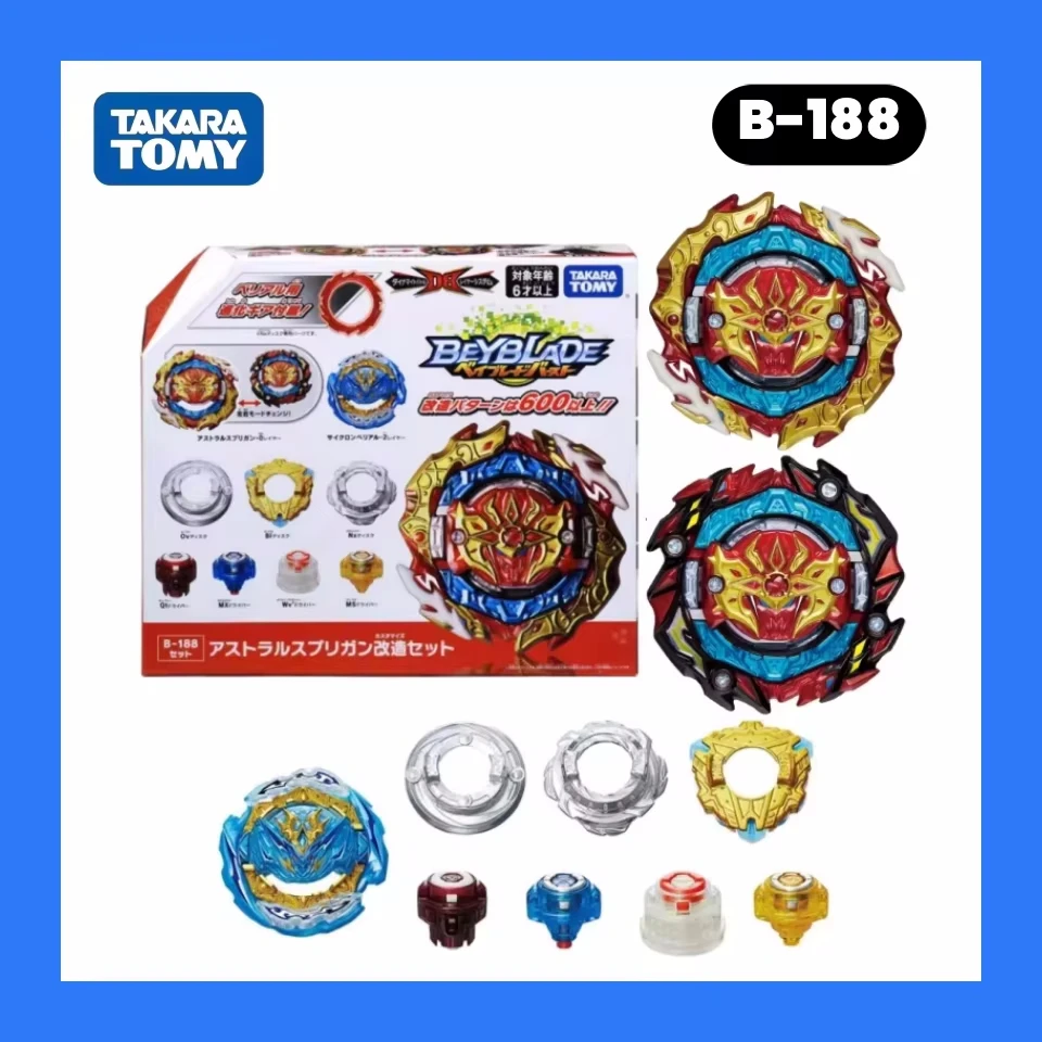 

Оригинальный набор для реконструкции TAKARA TOMY Beyblade Burst B188 DB Astral Spriggan B-188