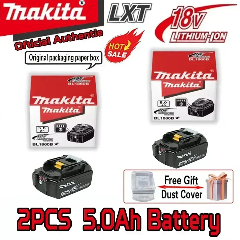 ? ? Originele Makita 18v Batterij Bl1850b BL1850 Bl1860 Bl1860 Bl1830 Bl1815 Bl1840 LXT400 6.0Ah voor Makita 18V power tool Batterij