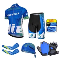 Conjunto de Jersey de ciclismo transpirable para hombre, chándal, deporte de carreras MTB, traje de bicicleta, ropa corta para bicicleta, verano