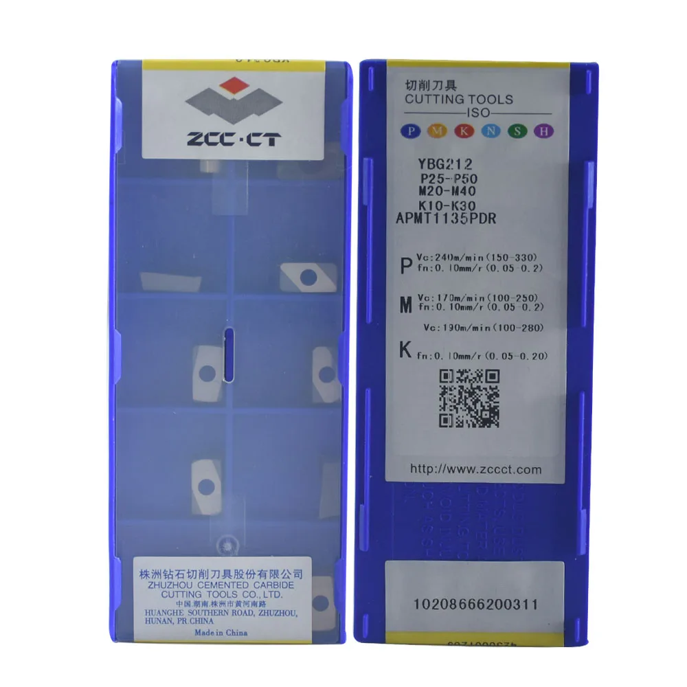 Оригинальный токарный инструмент APMT1135PDR YBG212 CNC для фрезерования