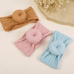 Baby Headband Baby Hair Accessories Headwear Baby Bonnet Bow for Child Bowknot Turban for Kids Elastic Headwrap