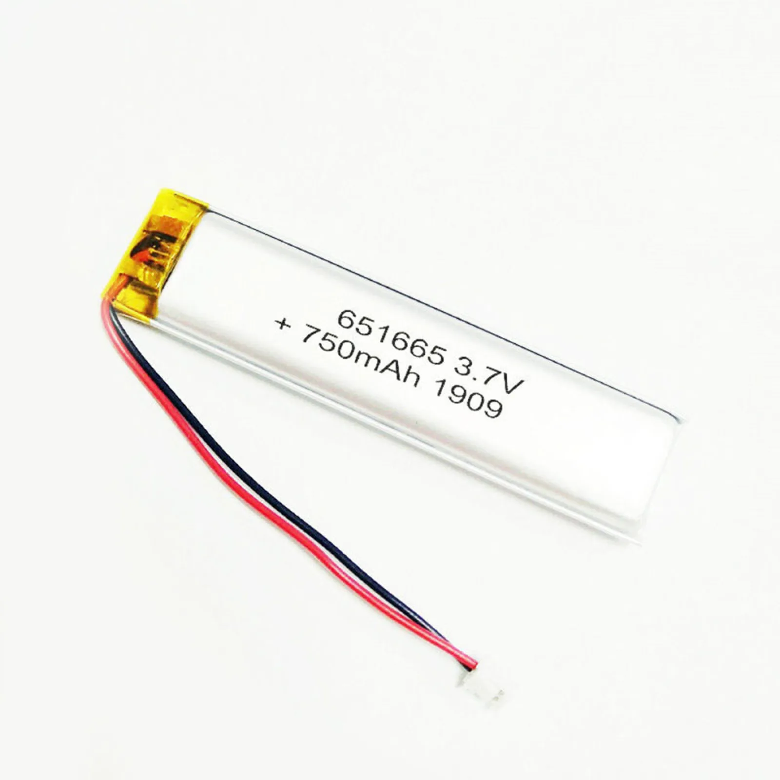 Rechargeable 3.7V 750Mah 651665 Lithium Polymer Ion Battery For GPS CAMERA POWER BANK MOBILE POWER MP4 CHARGING TREASURE POWER