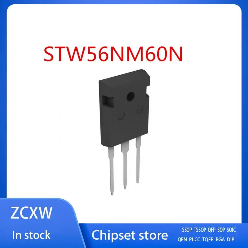 

10PCS/LOT STW56NM60N 56NM60N STW58NM60N 58NM60N TO-247 45A 600V