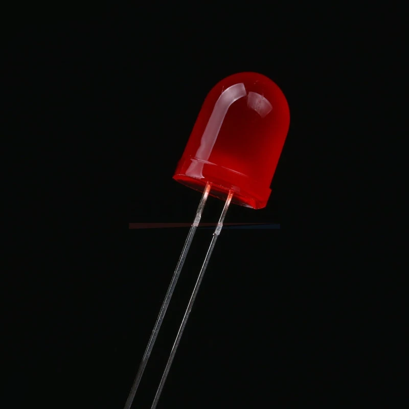 20PCS 10MM LED Diode Red Blue Emerald Green Yellow Orange White Light Emitting Diode High Brightness Round Head Transparent F10